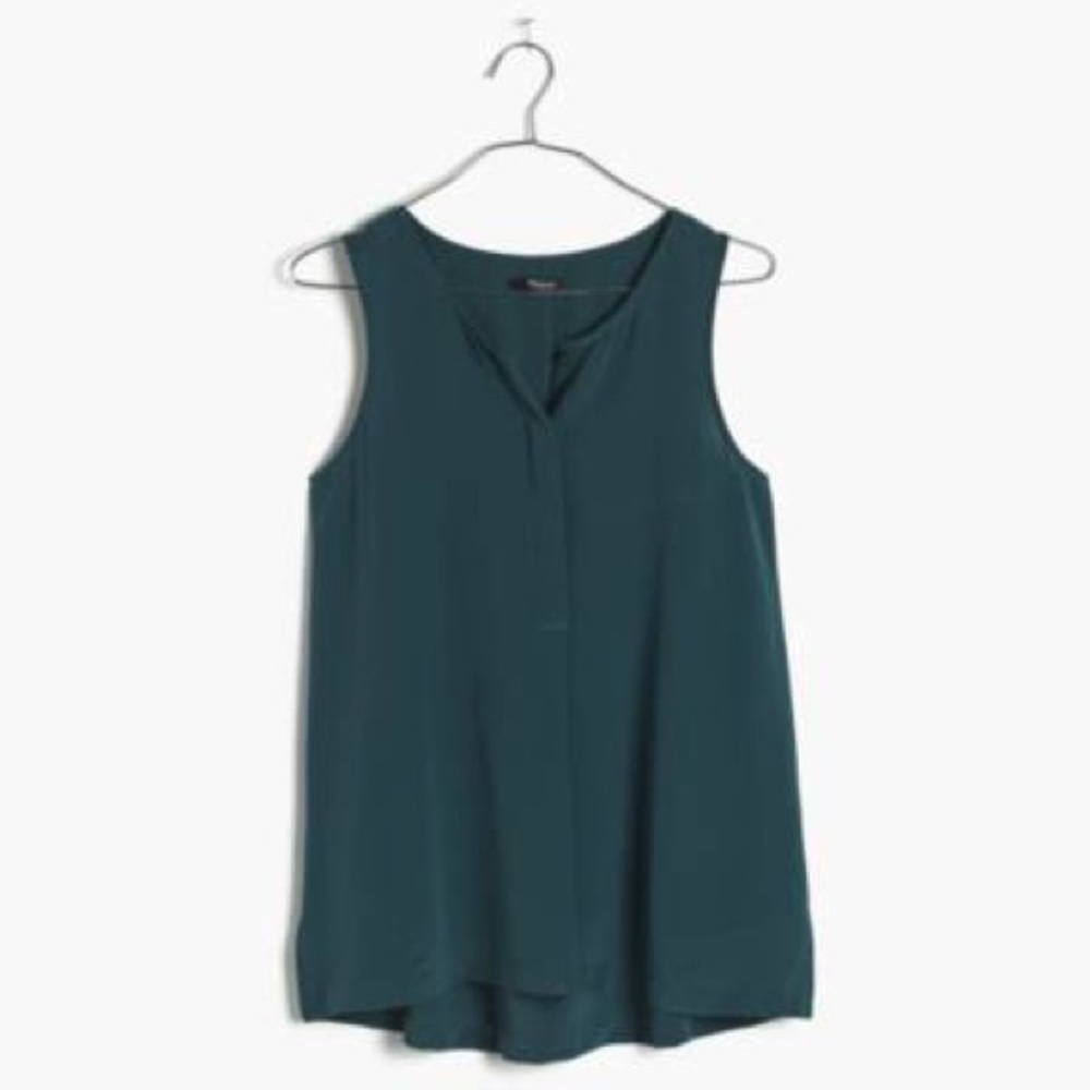 NWOT Madewell Silk Composition Tank Top XXS